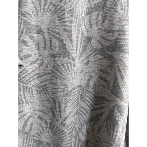 Chubbies Unbeleafable Gray Neutral Tropical Leaves Sweatshirt Size XL - Picture 2 of 6